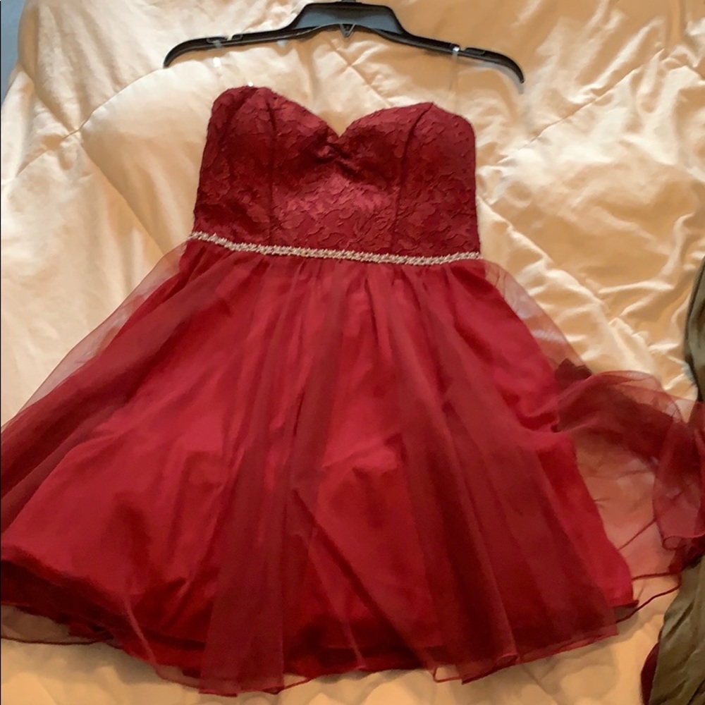 Red prom dress